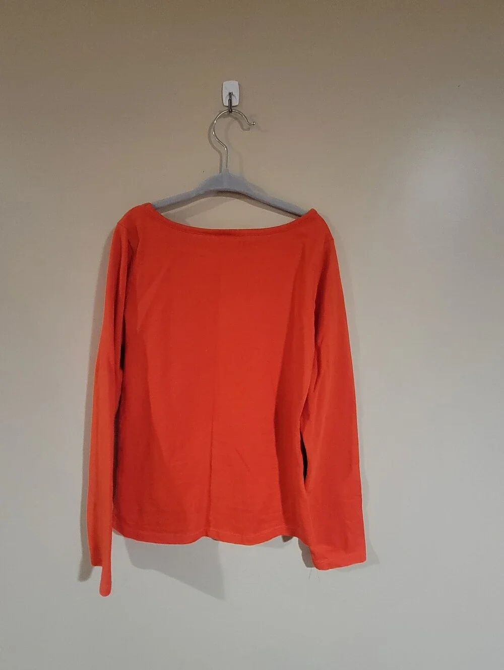 Gymboree Girls' Orange Long-Sleeve Top with Zebra Heart Accent